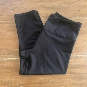Black Crop Length Leggings